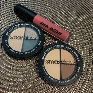 BUNDLE: 2 Smashbox Photo Edit Eye Shadow Trios + Gloss Angeles Lip Gloss